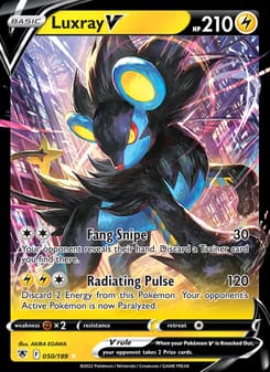Luxray V 050/189 Ultra Rare – Astral Radiance Pokémon card