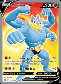 Machamp V 171/189 Ultra Rare – Astral Radiance Pokémon card