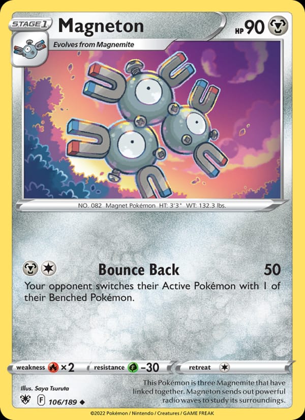 Magneton 106/189 Astral Radiance Pokémon card