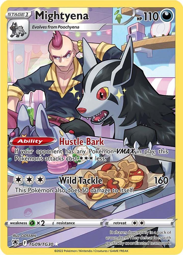 Mightyena TG09/TG30 Astral Radiance Pokémon card