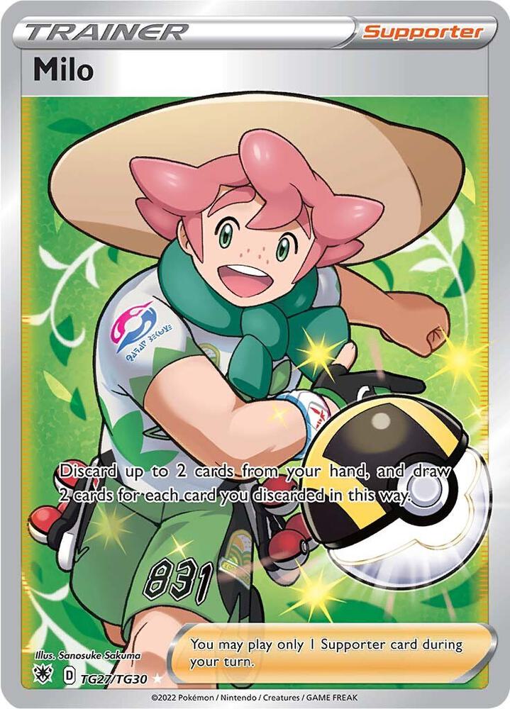 Milo TG27/TG30 Astral Radiance Pokémon card