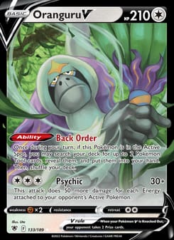 Oranguru V 133/189 Ultra Rare – Astral Radiance Pokémon card