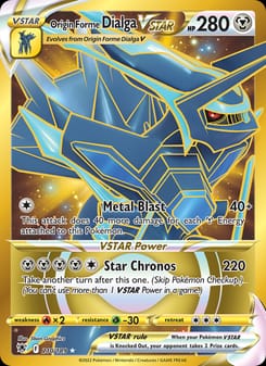 Origin Forme Dialga VSTAR 210/189 Secret Rare – Astral Radiance Pokémon card