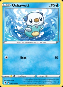 Oshawott 041/189 Common – Astral Radiance Pokémon card
