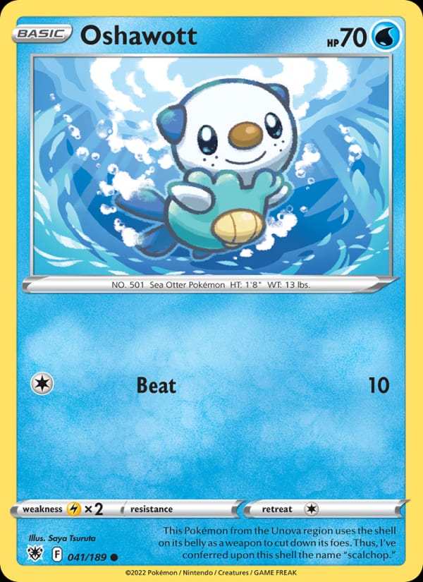 Oshawott 041/189 Astral Radiance Pokémon card