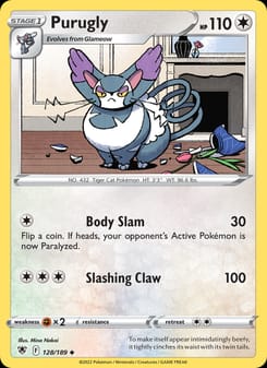 Purugly 128/189 Uncommon – Astral Radiance Pokémon card
