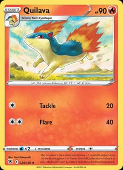Quilava 024/189 Uncommon – Astral Radiance Pokémon card