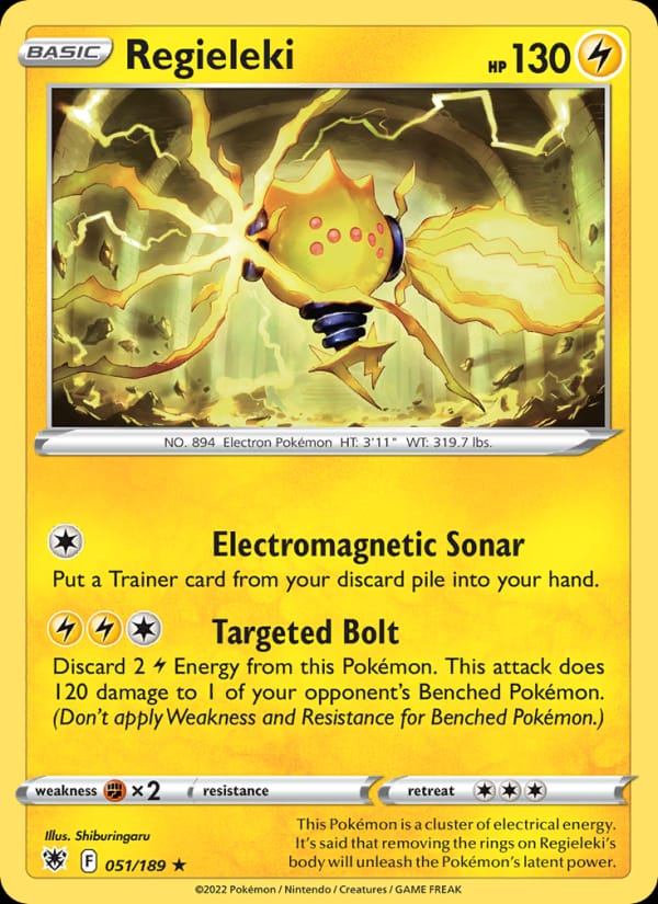 Regieleki 051/189 Astral Radiance Pokémon card