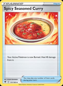 Spicy Seasoned Curry 151/189 Uncommon – Astral Radiance Pokémon card