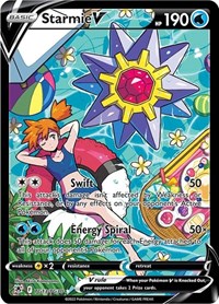 Starmie V TG13/TG30 Ultra Rare – Astral Radiance Pokémon card