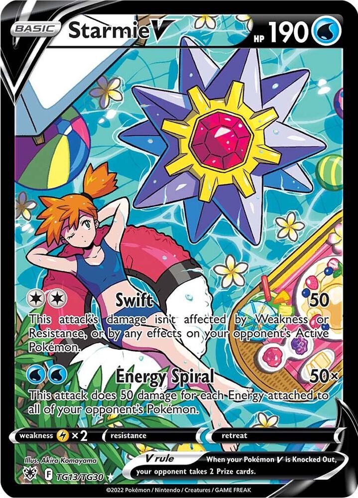 Starmie V TG13/TG30 Astral Radiance Pokémon card