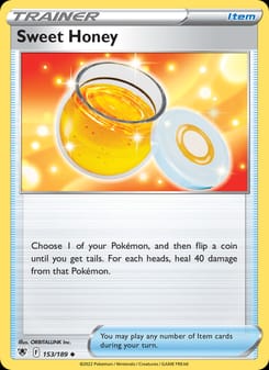 Sweet Honey 153/189 Uncommon – Astral Radiance Pokémon card