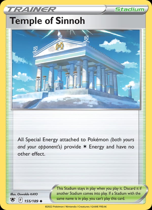 Temple of Sinnoh 155/189 Astral Radiance Pokémon card