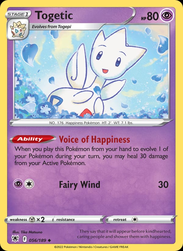 Togetic 056/189 Astral Radiance Pokémon card