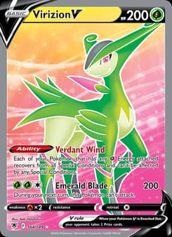 Virizion V 164/189 Ultra Rare – Astral Radiance Pokémon card