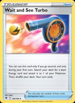 Wait and See Turbo 158/189 Uncommon – Astral Radiance Pokémon card