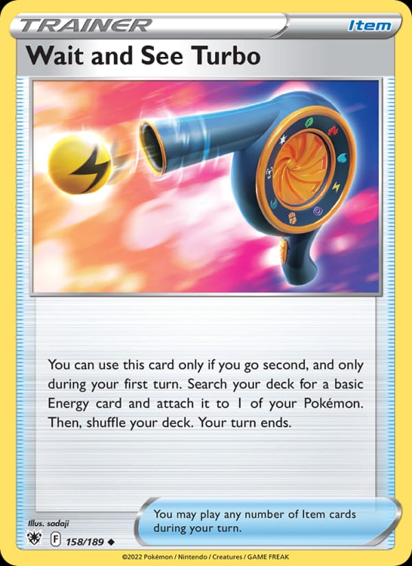 Wait and See Turbo 158/189 Astral Radiance Pokémon card