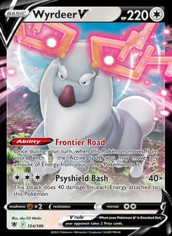 Wyrdeer V 134/189 Ultra Rare – Astral Radiance Pokémon card