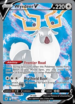 Wyrdeer V 180/189 Ultra Rare – Astral Radiance Pokémon card