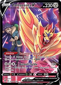 Zamazenta V TG22/TG30 Ultra Rare – Astral Radiance Pokémon card