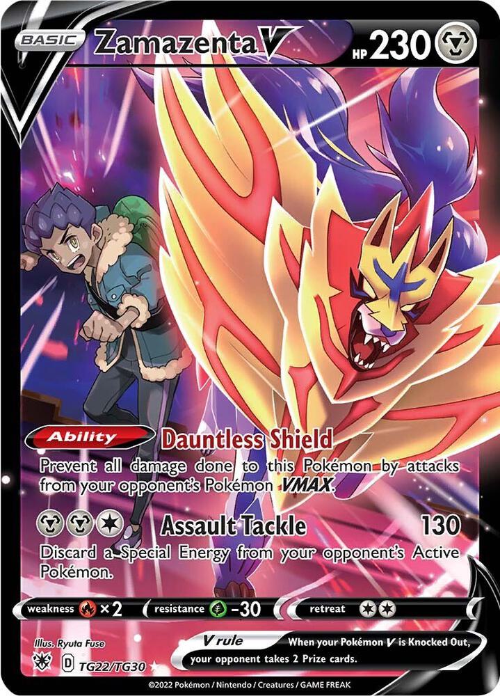 Zamazenta V TG22/TG30 Astral Radiance Pokémon card