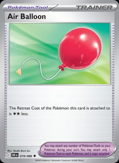 Air Balloon 079/086 Uncommon – Black Bolt Pokémon card