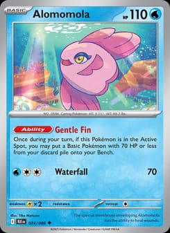 Alomomola 024/086 Uncommon – Black Bolt Pokémon card