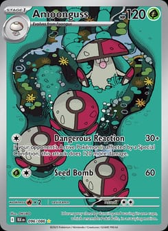 Amoonguss 096/086 Illustration Rare – Black Bolt Pokémon card