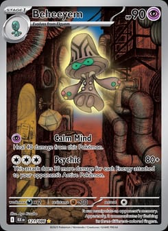 Beheeyem 121/086 Illustration Rare – Black Bolt Pokémon card
