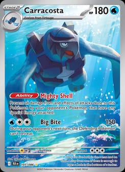 Carracosta 107/086 Illustration Rare – Black Bolt Pokémon card