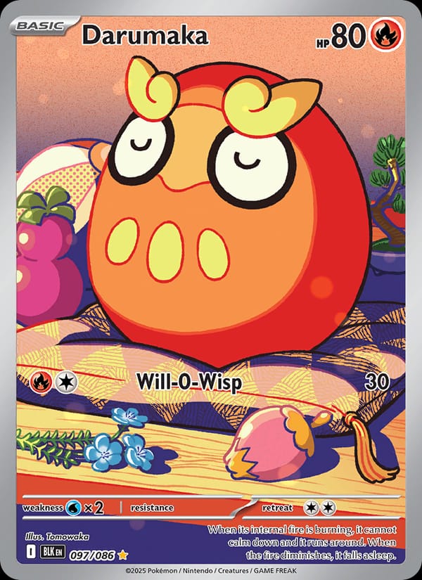 Darumaka 097/086 Black Bolt Pokémon card