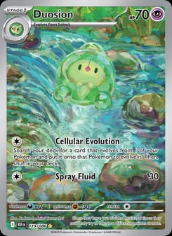 Duosion 119/086 Illustration Rare – Black Bolt Pokémon card