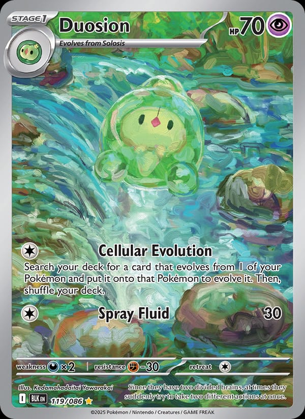 Duosion 119/086 Black Bolt Pokémon card