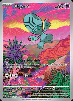 Elgyem 120/086 Illustration Rare – Black Bolt Pokémon card