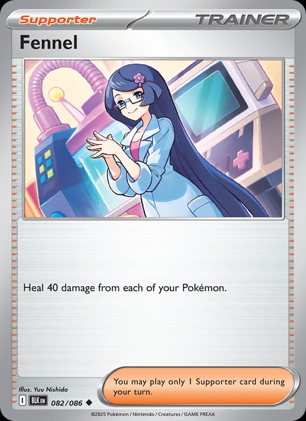 Fennel 082/086 Black Bolt Pokémon card