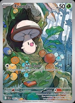 Foongus 095/086 Illustration Rare – Black Bolt Pokémon card