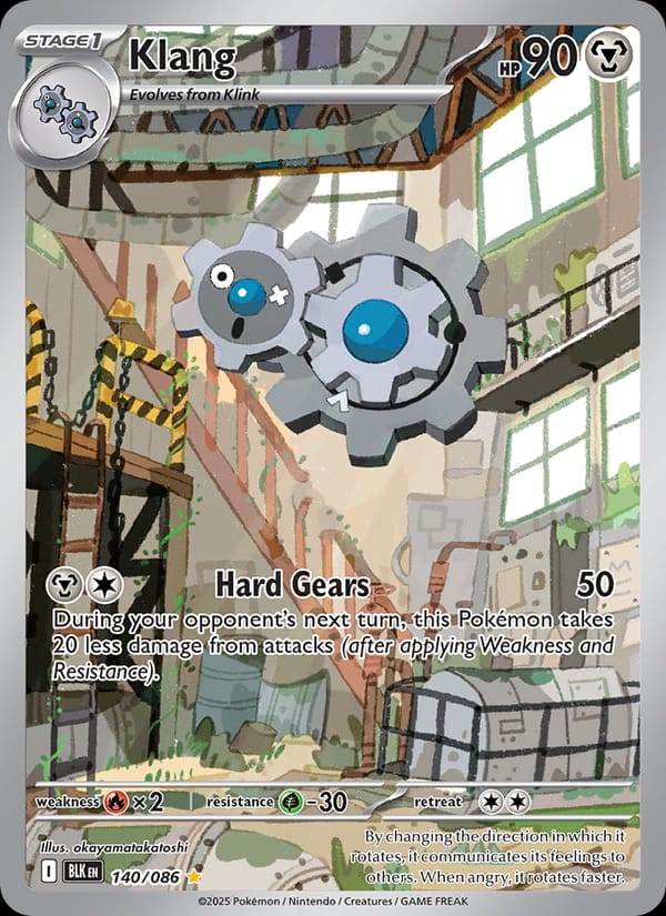 Klang 140/086 Black Bolt Pokémon card