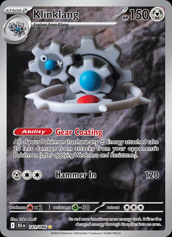 Klinklang 141/086 Black Bolt Pokémon card
