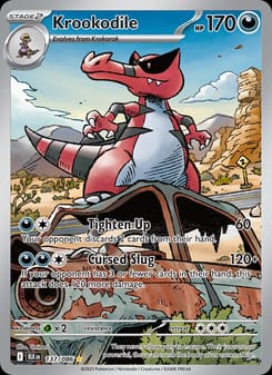 Krookodile 137/086 Illustration Rare – Black Bolt Pokémon card