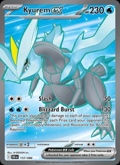 Kyurem ex 157/086 Ultra Rare – Black Bolt Pokémon card