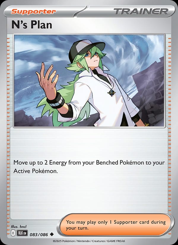 N's Plan 083/086 Black Bolt Pokémon card