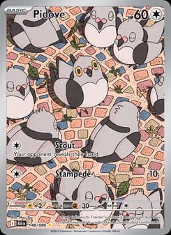 Pidove 148/086 Illustration Rare – Black Bolt Pokémon card