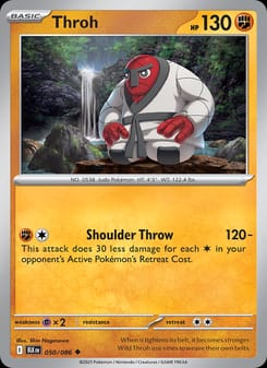 Throh 050/086 Uncommon – Black Bolt Pokémon card