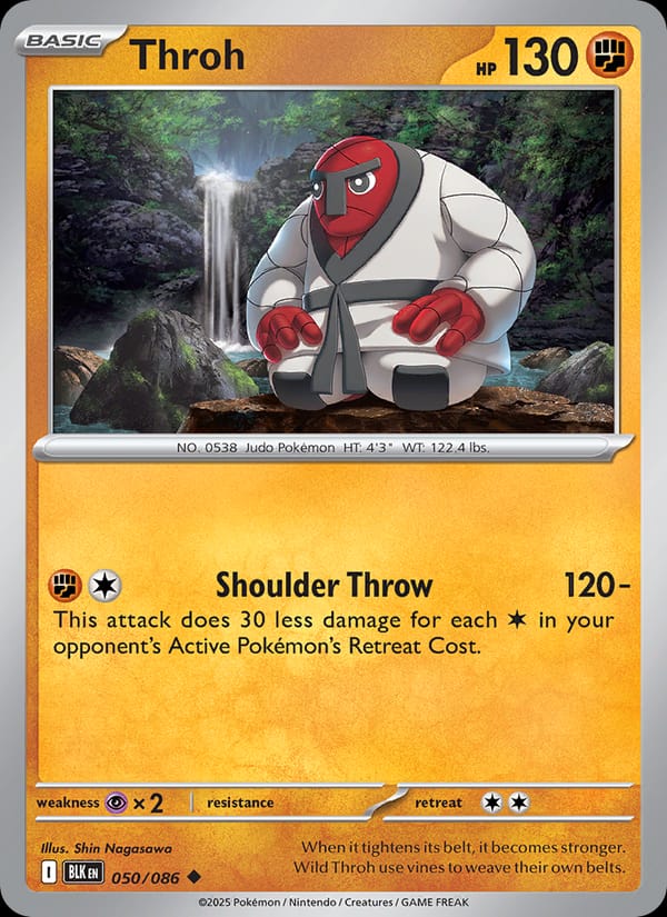 Throh 050/086 Black Bolt Pokémon card