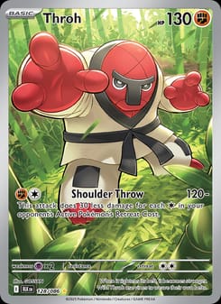 Throh 128/086 Illustration Rare – Black Bolt Pokémon card
