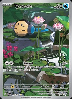 Tympole 103/086 Illustration Rare – Black Bolt Pokémon card