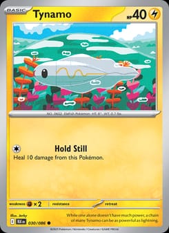 Tynamo 030/086 Common – Black Bolt Pokémon card