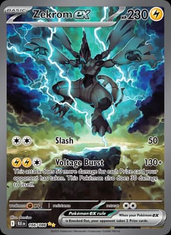 Zekrom ex 166/086 Special Illustration Rare – Black Bolt Pokémon card
