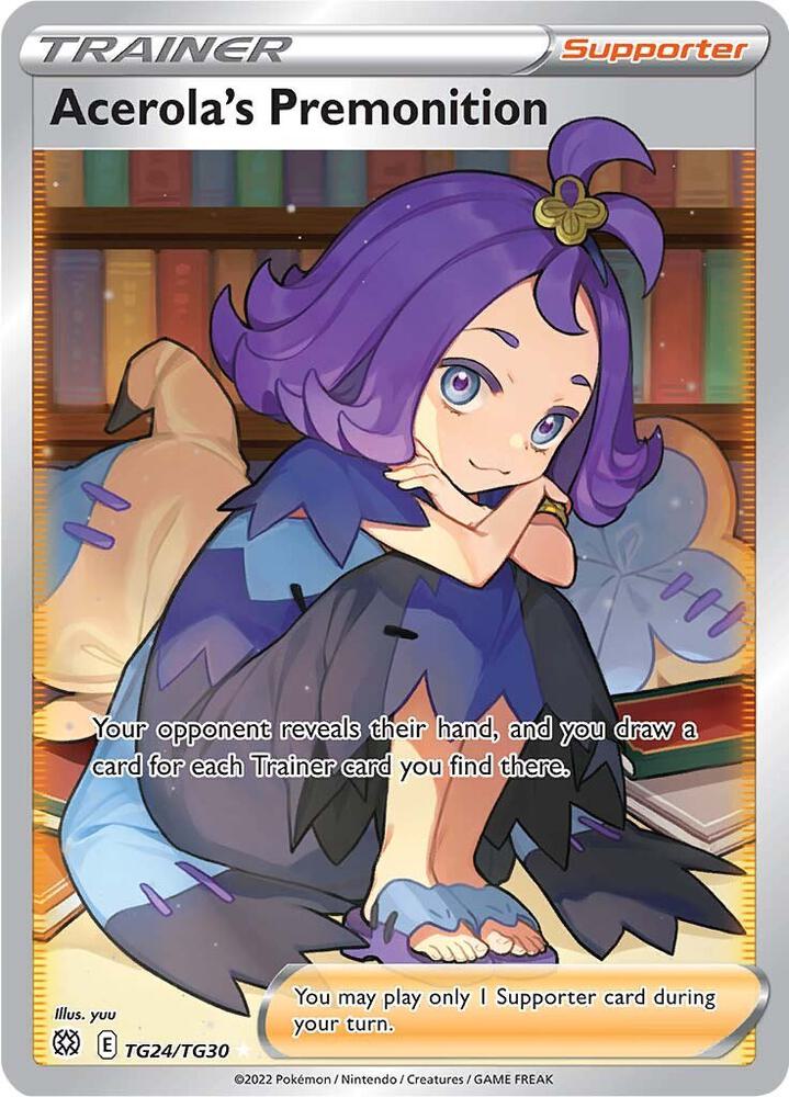 Acerola's Premonition TG24/TG30 Brilliant Stars Pokémon card