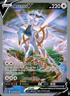 Arceus V 166/172 Ultra Rare – Brilliant Stars Pokémon card